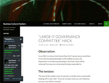 Tablet Screenshot of bizculturehackers.com